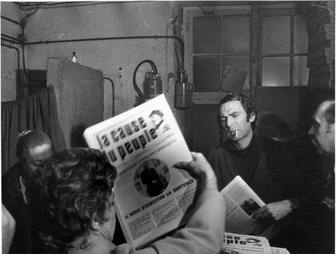 Imprimerie clandestine de La Cause du Peuple nov. 1970 © Gérard-Aimé / Gamma-Rapho Imprimerie clandestine de La Cause du Peuple nov. 1970 © Gérard-Aimé / Gamma-Rapho